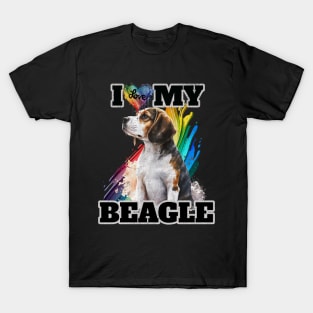 I Love My Beagle T-Shirt